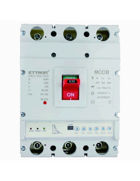 Industrieller Leistungsschalter, einstellbar 250 ~ 630A, 3P, 50KA - Ettroit JX14340630