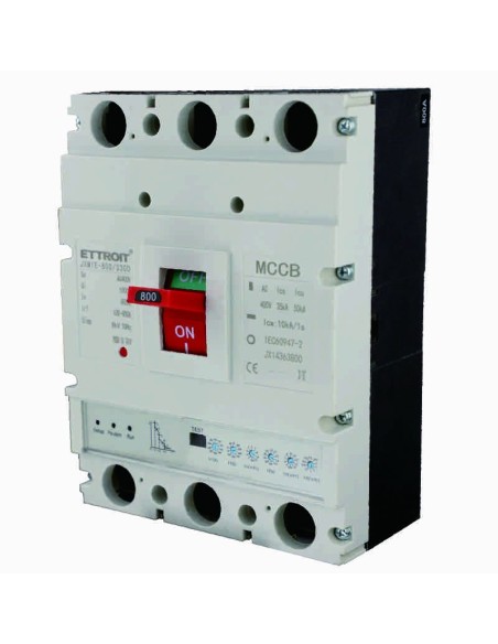 Interruttore industriale automatico, regolabile 400 ~ 800A, 3P, 50KA - Ettroit JX14363800