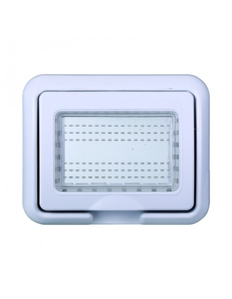 Abdeckung der Space-Serie, 3 Module, weiß, IP55 - Ettroit LB2703