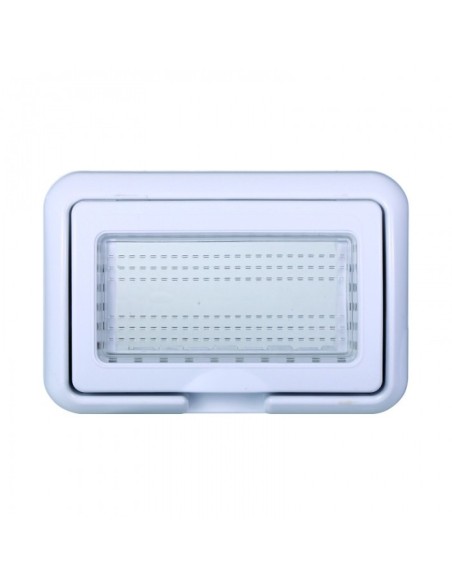 Couvercle de la série Space, 4 modules, blanc, IP55 - Ettroit LB2704