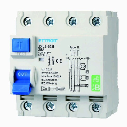 Interruptor diferencial puro 4P, 4...