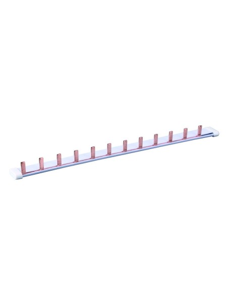 Pettine di collegamento per quadri elettrici, 12 moduli, 1P, 63A, 22,5cm - Ettroit JXBS1