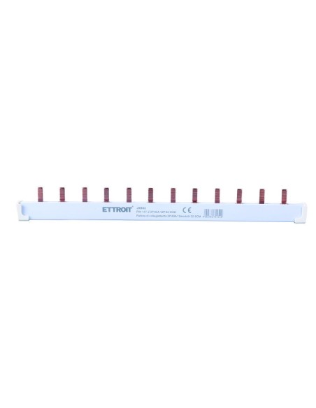 Connection comb, 12 modules, 2P, 63A, 22.5cm - Ettroit JXBS2