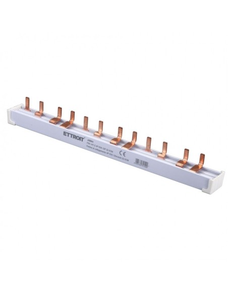 Schaltgeräteanschlusskamm, 12 Module, 4P, 63A, 22,5cm - Ettroit JXBS4