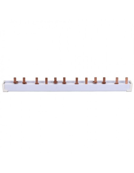 Pettine di collegamento per quadri elettrici, 12 moduli, 4P, 63A, 22,5cm - Ettroit JXBS4