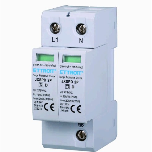 Surge arrester 2P, limiting SPD, 2...