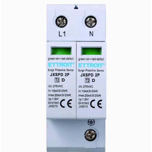 Surge arrester 2P, limiting SPD, 2...