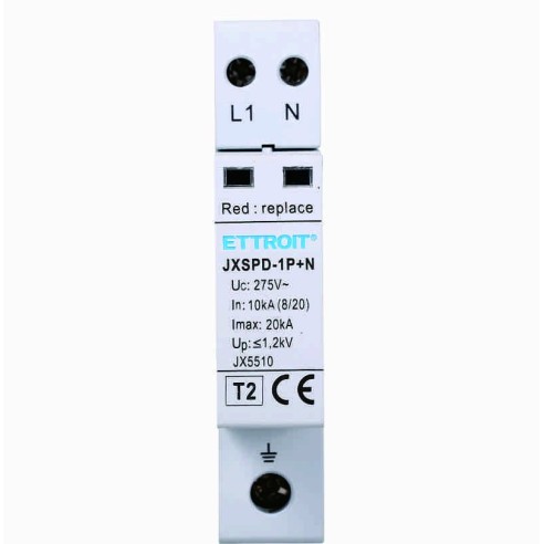 Parafoudre 1P+N, limitation SPD, 1...