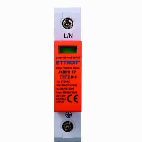 Parafoudre 1P, limitation SPD, 1...