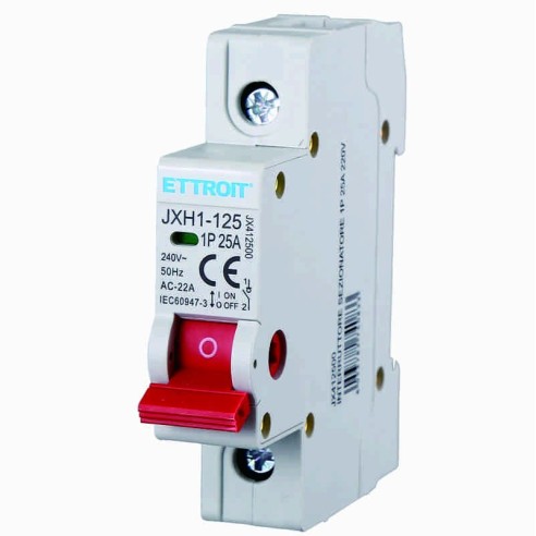 Disconnect Switch, 1P, 230Vac, 25A -...
