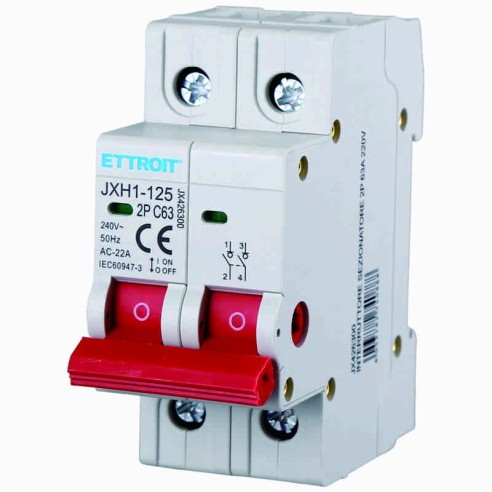 Sectionneur, 2P, 230Vac, 63A -...