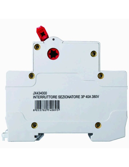 Interruttore sezionatore, 3P, 380Vac, 40A - Ettroit JX434000