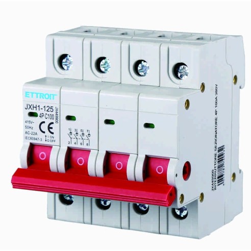 Disconnect Switch, 4P, 380Vac, 100A -...