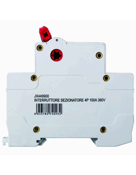 Disconnect Switch, 4P, 380Vac, 100A - Ettroit JX449900
