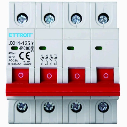 Disconnect Switch, 4P, 380Vac, 100A -...
