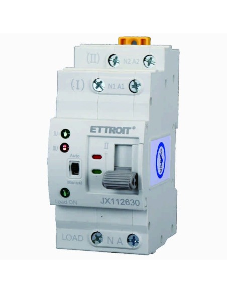 ATS automatische omschakelaar, 2P, 230Vac, 63A - Ettroit JX112630
