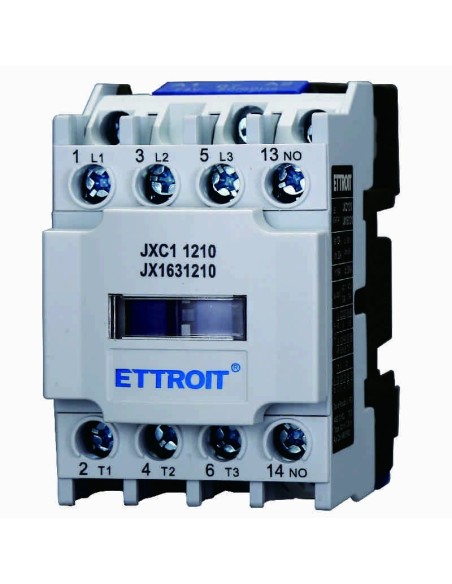 Contacteur 24Vac, 3P, 12A, 3 contacts NO, 380Vac - Ettroit JX1631210