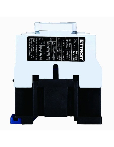 Schakelaar 24Vac, 3P, 12A, 3 NO-contacten, 380Vac - Ettroit JX1631210