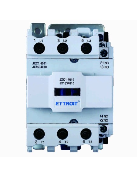 Contacteur 24Vac, 3P, 40A, 3 contacts NO, 380Vac - Ettroit JX1634010