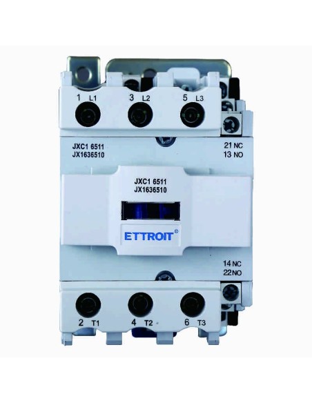 Contacteur 24Vac, 3P, 65A, 3 contacts NO, 380Vac - Ettroit JX1636510
