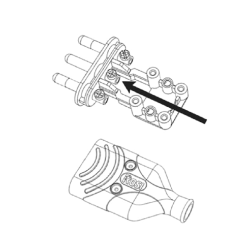 Anti-crush rubber socket, 10A 2P+E,...