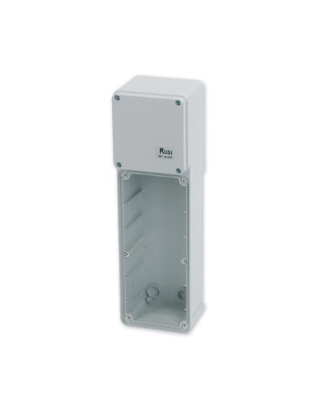 Wall base with junction box, for vertical interlocked socket, series 16 - Rosi 16.3004
