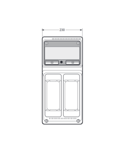 Empty panel, 506x230x150mm,... 2