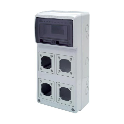 Empty flanged panel, 506x230x150mm, 8...
