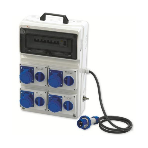 Portable switchboard, 3KW 230V, IP65,...