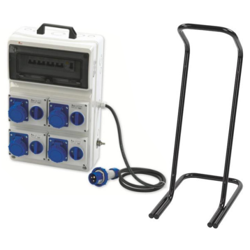 Switchboard, 6KW 230V, 4 interlocked...