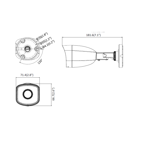 Telecamera Bullet Hikvision Hiwatch...