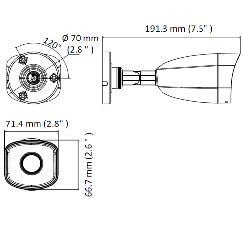 Telecamera Bullet Hikvision Hiwatch...