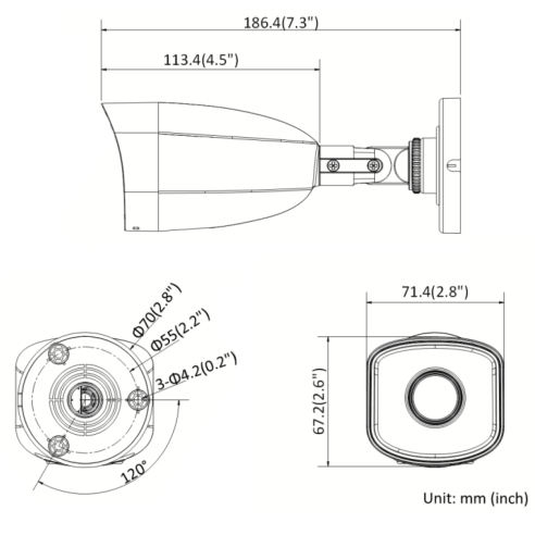 Hikvision Hiwatch HWI-B141H Cámara IP...