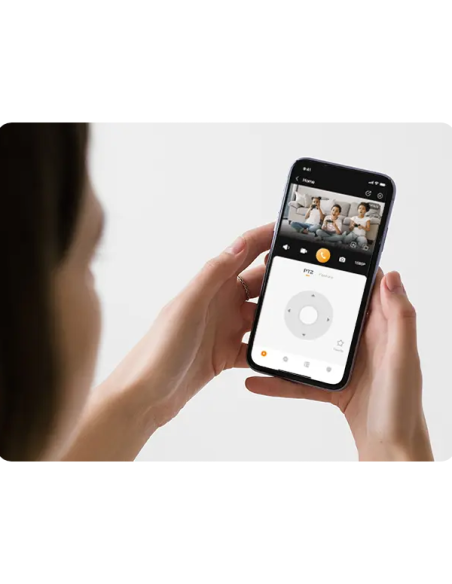 REX VT PRO WiFi PTZ-Kamera mit Display, 5MP, Menschen- und Tiererkennung, Sirene, Videoanruf-Funktion - IMOU IPC-S2VBP-5M0WR