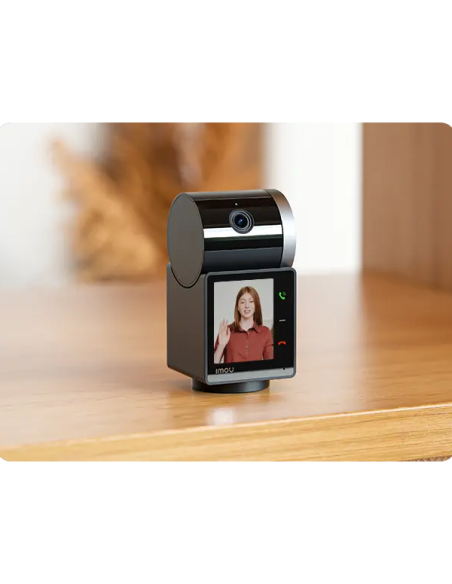 REX VT PRO WiFi PTZ-Kamera mit Display, 5MP, Menschen- und Tiererkennung, Sirene, Videoanruf-Funktion - IMOU IPC-S2VBP-5M0WR
