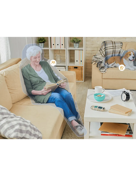 REX VT PRO WiFi PTZ-Kamera mit Display, 5MP, Menschen- und Tiererkennung, Sirene, Videoanruf-Funktion - IMOU IPC-S2VBP-5M0WR