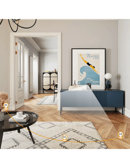 REX VT PRO WiFi PTZ-Kamera mit Display, 5MP, Menschen- und Tiererkennung, Sirene, Videoanruf-Funktion - IMOU IPC-S2VBP-5M0WR