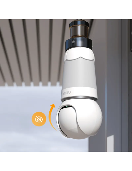 CAMÉRA BULBE PTZ WiFi, 3 MP, éclairage intégré, reconnaissance des personnes, vision nocturne couleur - IMOU BULBCAM2K