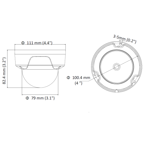 Hikvision Hiwatch HWI-D121H-M IP 2.0...