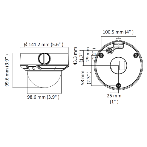 Hikvision HWI-D620H-Z Caméra dôme IP...