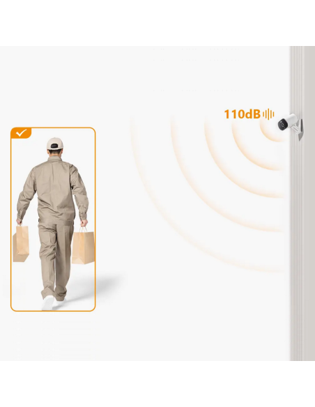 Versa IP WiFi-camera, 2 megapixel, geïntegreerd microSD-slot, nachtzicht in kleur, tweewegaudio - IMOU IPC-C22FP
