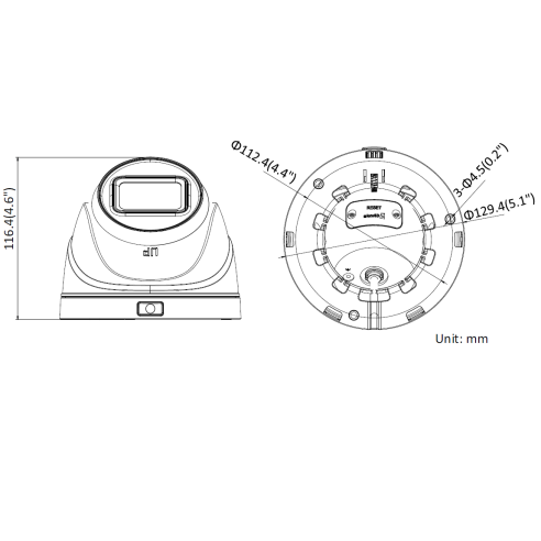 Hikvision HWI-T641H-Z IP 4.0 Mpx...