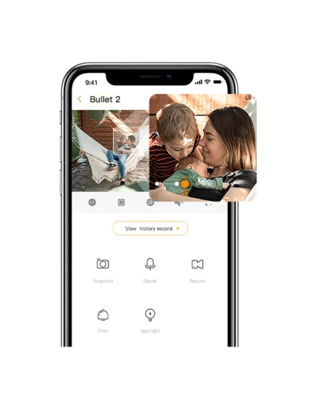 BULLET 2 Caméra IP WiFi, 2MP, détection de mouvement et de personnes, audio bidirectionnel, éclairage - IMOU IPC-F26FEP-0280B