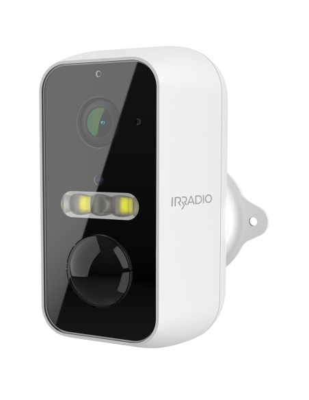 Telecamera WiFi, 3 megapixel, a batteria, riconoscimento persone e movimento, supporto a parete magnetico - HOM-IO HOM-BATT-CAM