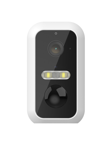 Telecamera WiFi, 3 megapixel, a batteria, riconoscimento persone e movimento, supporto a parete magnetico - HOM-IO HOM-BATT-CAM