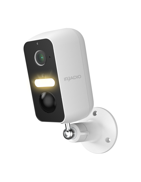 Telecamera WiFi, 3 megapixel, a batteria, riconoscimento persone e movimento, supporto a parete magnetico - HOM-IO HOM-BATT-CAM
