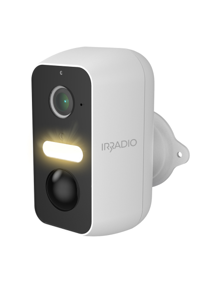 Telecamera WiFi, 3 megapixel, a batteria, riconoscimento persone e movimento, supporto a parete magnetico - HOM-IO HOM-BATT-CAM
