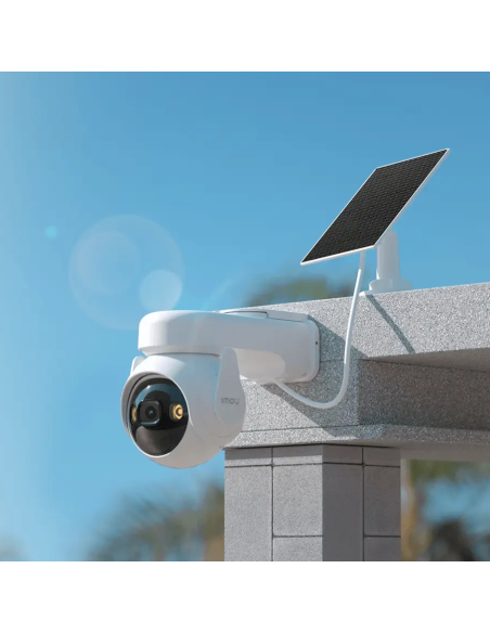 CELL PTZ WiFi camera with solar panel, 3 megapixels, colour night vision, two-way audio - IMOU KIT/IPC-K9EP-3T0WE