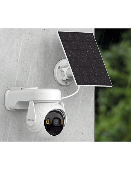 Caméra PTZ CELL PT LITE WiFi avec panneau solaire, 3 mégapixels, vision nocturne couleur - IMOU IPC-K9ECP-3T0WE/KIT
