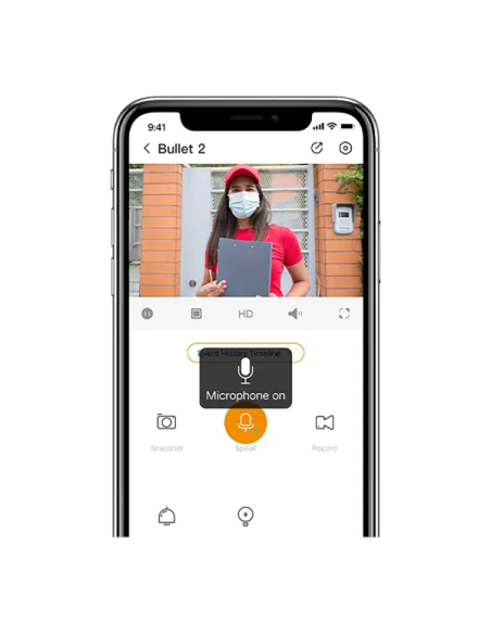 IMOU WiFi  kit, 1 TB HDD, 4 camera's, 2 MP, nachtzicht in kleur, bewegings- en persoonsdetectie, geïntegreerde verlichting